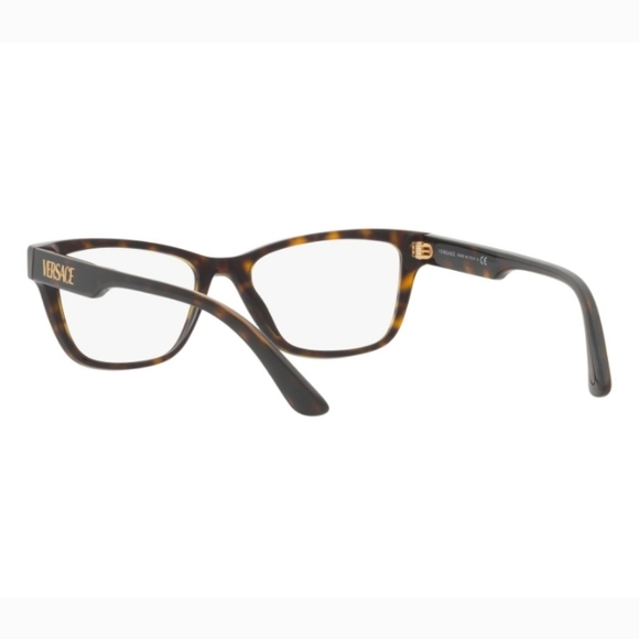 NEW VERSACE WOMEN'S EYEGLASSES VE3316 108 HAVANA CAT EYE VE 3316 EYEWEAR - Picture 8 of 9
